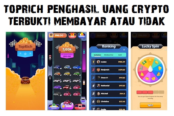 Top Rich Aplikasi Penghasil Mata Uang Digital